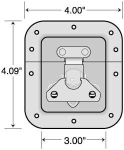 open zoom image for Session Small Recessed Butterfly Catch, Main