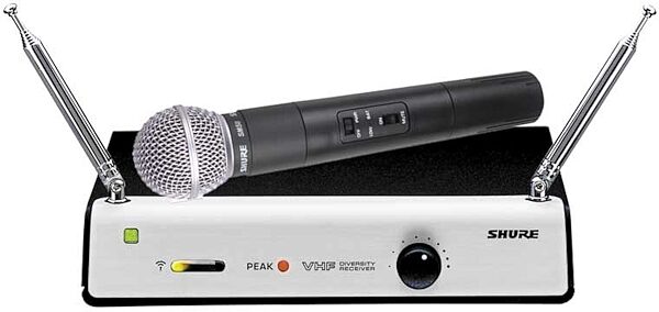open zoom image for Shure Vocal Artist Wireless VHF Diversity System with SM58, Main