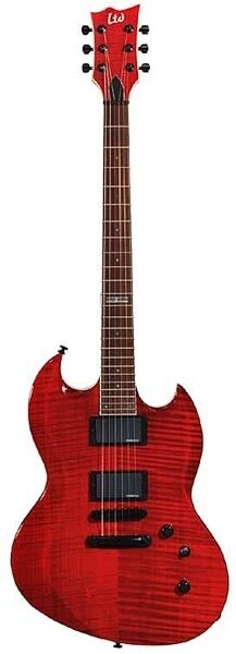 open zoom image for ESP LTD VP200FM Flame Maple Electric Guitar, See Thru Black Cherry