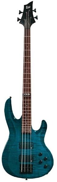 open zoom image for ESP LTD B154FM Electric Bass, See Thru Blue