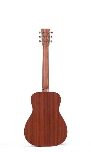 open zoom image for Martin LXME Little Martin Acoustic-Electric Guitar (with Gig Bag), Rear