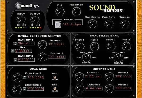 open zoom image for SoundToys Sound Blender Intelligent Harmony Plug-In (Roland VS Format), Main