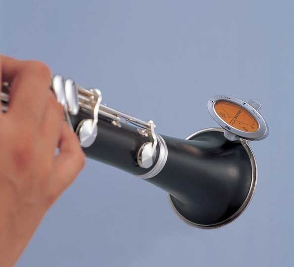 open zoom image for Korg AW1 Acoustic and Wind Clip-On Tuner, On Bell