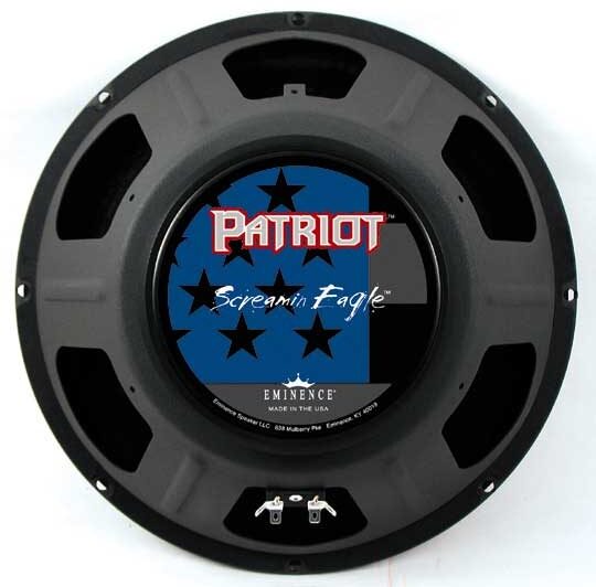 open zoom image for Eminence Screamin' Eagle Patriot Guitar Speaker (50 Watts, 12"), Rear