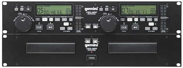 open zoom image for Gemini CDX402 Pro Dual CD Player, MAin