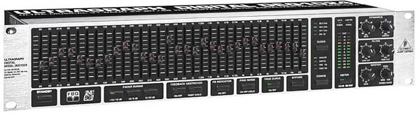 open zoom image for Behringer DEQ1024 Ultragraph Digital Stereo 31-Band Equalizer, Angle View