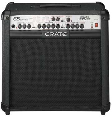 open zoom image for Crate GTX65 Guitar Amplifier with Digital Effects (65 Watts, 1x12 in.), Main