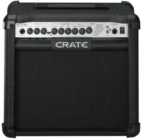 open zoom image for Crate GTX30 Guitar Amplifier with Digital Effects (30 Watts, 1x10 in.), main