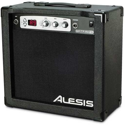 open zoom image for Alesis Spitfire 15 Guitar Amplifier (15 Watts, 1x8 in.), angle