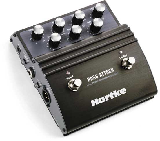 open zoom image for Hartke VXL Bass Attack Pedal and Direct Box, Main