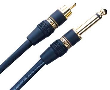 open zoom image for Monster Studiolink 1/4" TS to RCA Cable, Main
