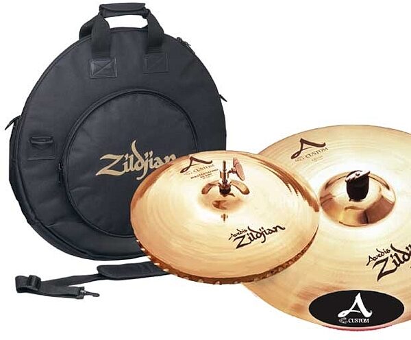 open zoom image for Zildjian A Custom Hi-Hat and Crash Cymbal Pack, Main