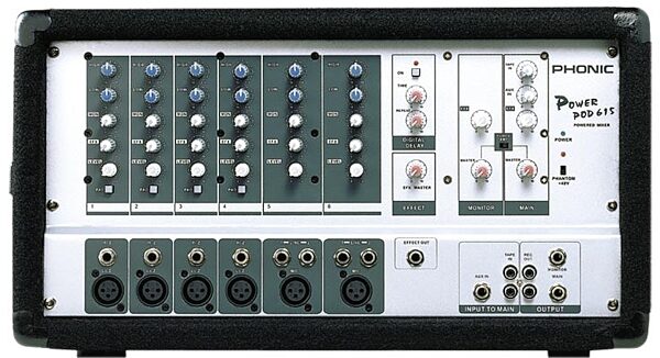 open zoom image for Phonic PowerPod 615 Powered Mixer (150 Watts), Main