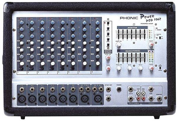 open zoom image for Phonic PowerPod1062 Powered Mixer with EFX, Main