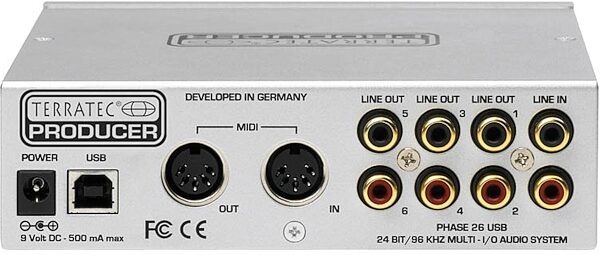 open zoom image for Terratec Phase 26 USB Audio Interface, Main