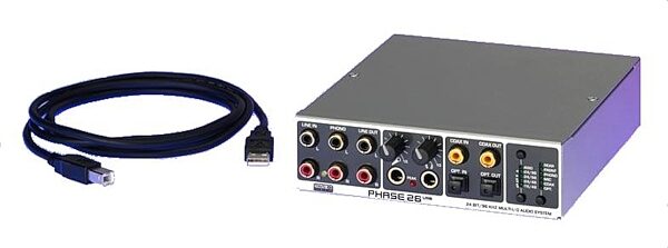 open zoom image for Terratec Phase 26 USB Audio Interface, Front