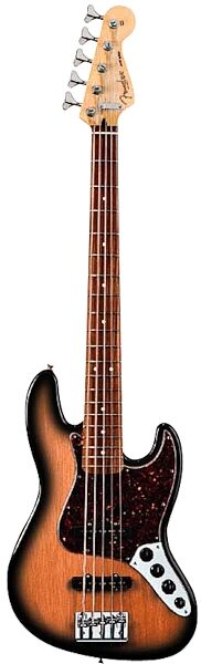 open zoom image for Fender Deluxe Active Jazz V 5-String Electric Bass (with Gig Bag), Brown Sunburst