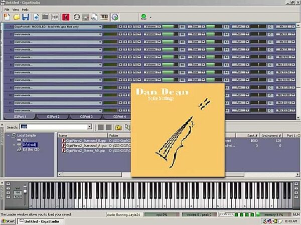 open zoom image for Dan Dean Productions Solo Strings Sound Library for GigaStudio, Main