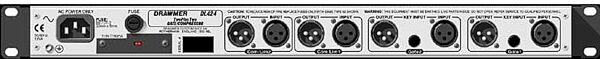 open zoom image for Drawmer DSL424 TwoPlusTwo Dynamics Processor, Rear