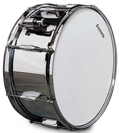 open zoom image for Ludwig Rocker Chrome Steel Snare Drum, Main