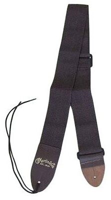 open zoom image for Martin Logo 2" Nylon Guitar Strap, Brown