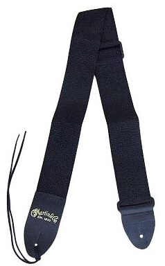 open zoom image for Martin Logo 2" Nylon Guitar Strap, Black