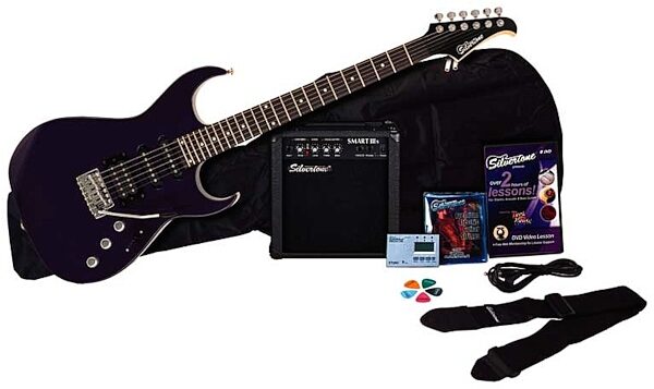 open zoom image for Silvertone SIK1 Electric Guitar Package, Main