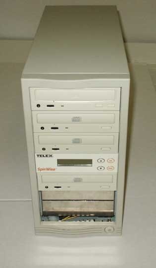 open zoom image for Telex Spinwise Triple 48X Tower CD Duplicator, Main