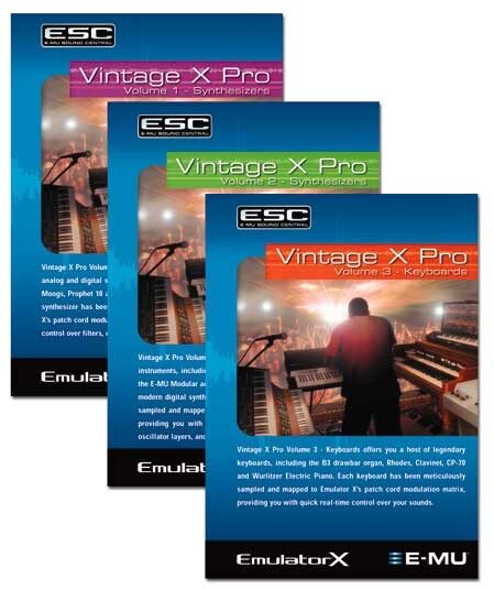 open zoom image for Emu Vintage X Pro Bundle Sample Library, Main