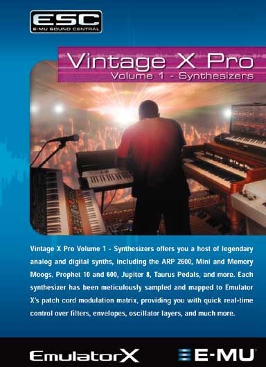 open zoom image for Emu Vintage X Pro Volume 1 Synthesizers Sample Library, Main