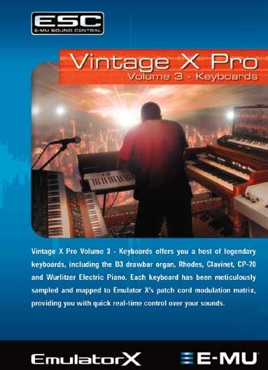 open zoom image for Emu Vintage X Pro Volume 3 Keyboards Sample Library, Main
