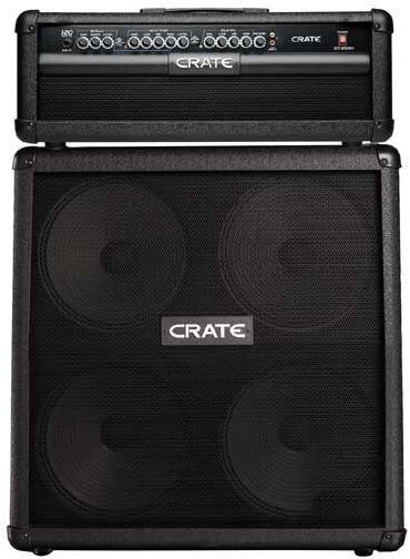 open zoom image for Crate GT1200 Guitar Amplifier Half Stack with GT1200H Head and G412 Cabinet, Main