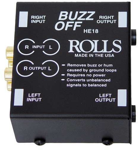 open zoom image for Rolls HE18 Buzz Off Hum Eliminator, Top