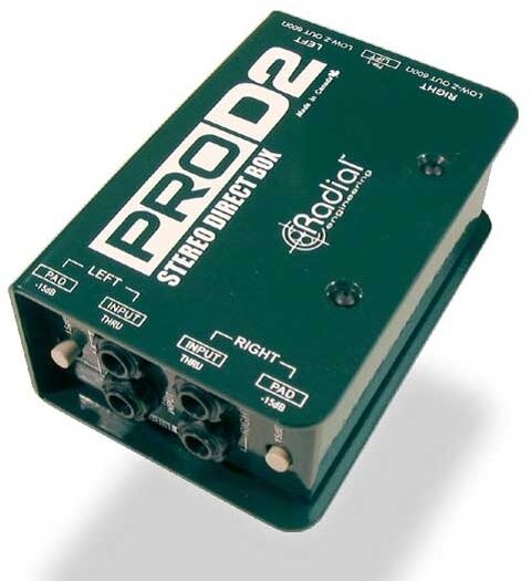 open zoom image for Radial Pro D2 Passive Stereo Direct Box, New, Main