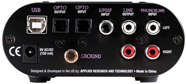 open zoom image for ART USB Phono Plus Preamp, Rear