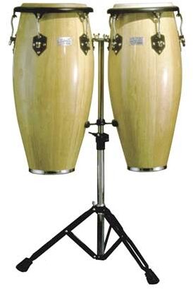 open zoom image for Toca 2800N Player's Wood Conga Set with Stand (Natural), Main