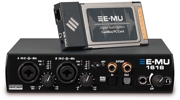 open zoom image for Emu 1616 Laptop Audio Interface, Main