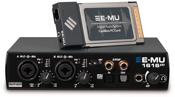 open zoom image for EMU 1616M Laptop Digital Audio System, Main
