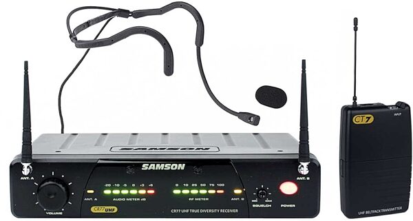 open zoom image for Samson Concert 77 UHF TD Wireless with QV Headset Transmitter, Main