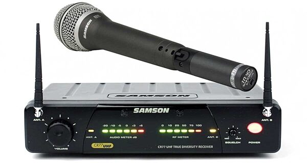 open zoom image for Samson Airline 77 UHF TD Wireless with AX1 Transmitter and Q7 Handheld Microphone, Main