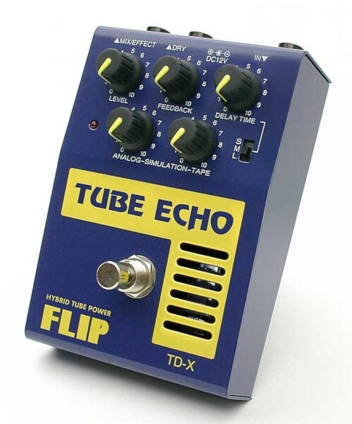 open zoom image for Guyatone TDX Flip Series Tube Echo Pedal, Main