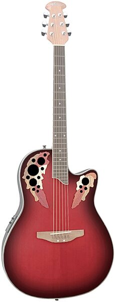 open zoom image for Applause AE148 Super-Shallow Bowl Cutaway Acoustic-Electric Guitar, Ruby Red