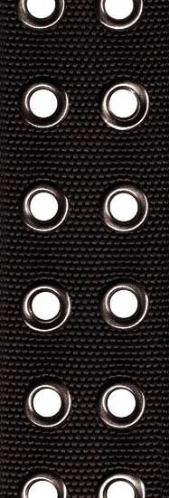 open zoom image for Dunlop Series D38 Nylon Guitar Strap, Grommet Black, Grommet Black