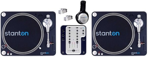 open zoom image for Stanton DJLab.2 Complete DJ Turntable Package, Package Contents