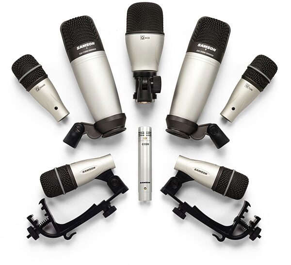 open zoom image for Samson 8KIT Microphone Package with 8 Mics and Case, Main