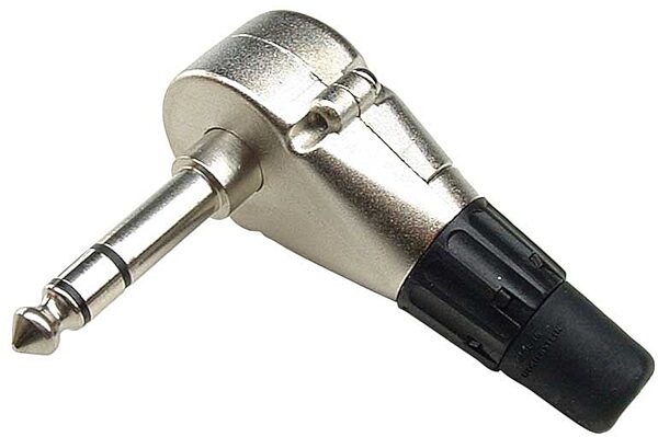 open zoom image for Neutrik NP3RC Male TRS Stereo Right Angle 1/4 in. Connector, Main
