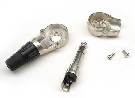 open zoom image for Neutrik NP3RC Male TRS Stereo Right Angle 1/4 in. Connector, Disassembled