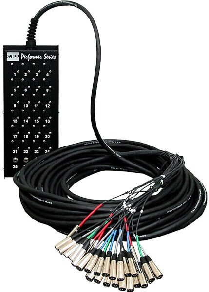 open zoom image for CBI 24x4 Audio Snake with Neutrik Connectors (XLR x 24, 1/4" TRS x 4), Main