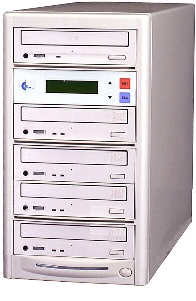 open zoom image for EZ Dupe 52X CD Duplicator with ASUS Drive, 4-Target