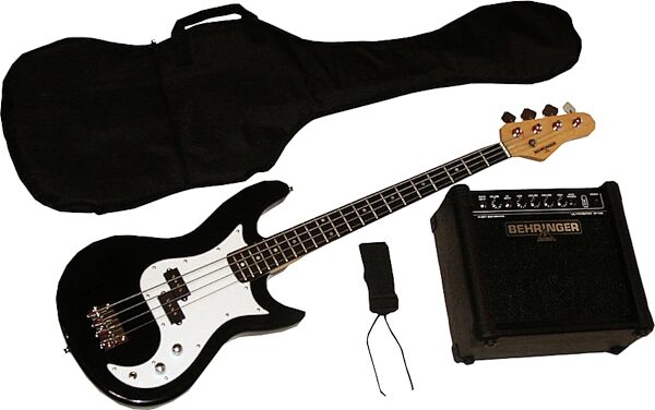 open zoom image for Behringer Bass Guitar and Amplifier Package, New